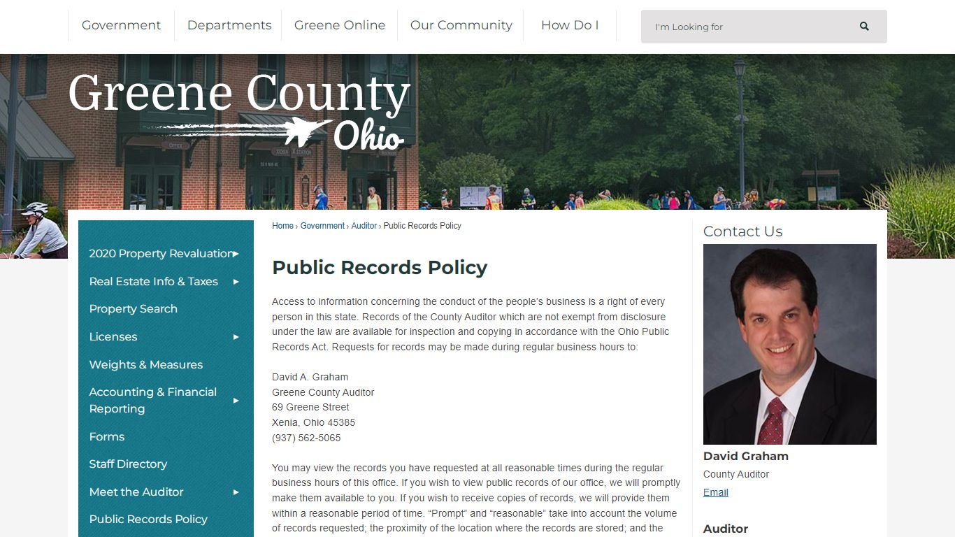 Public Records Policy | Greene County, OH - Official Website